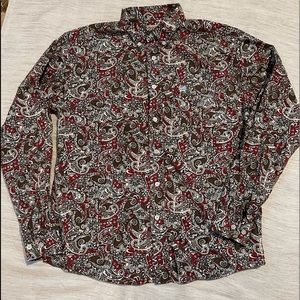Boys XXL 16/18 Cinch button down